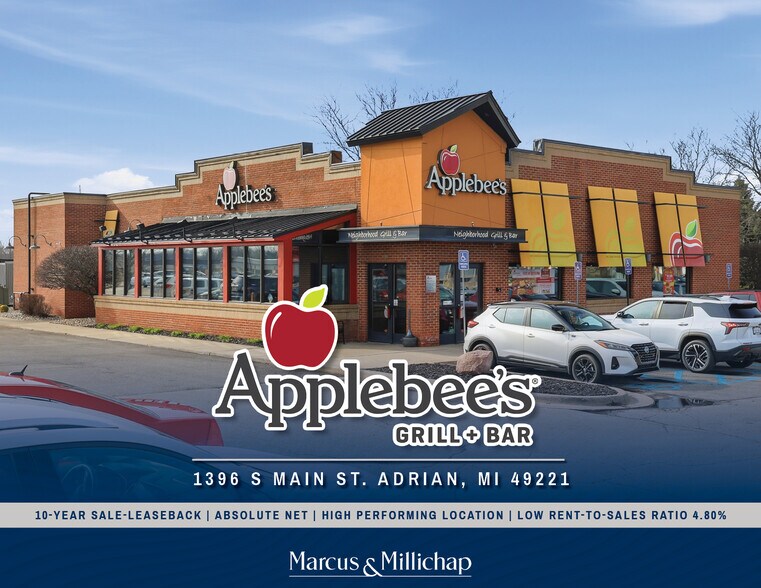 Primary Photo Of 1396 S Main St, Adrian Restaurant For Sale