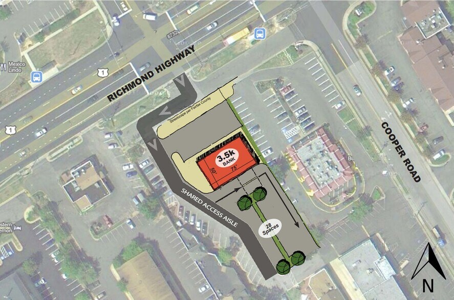 More Photos Of 8737 Richmond Hwy, Alexandria Land For Lease