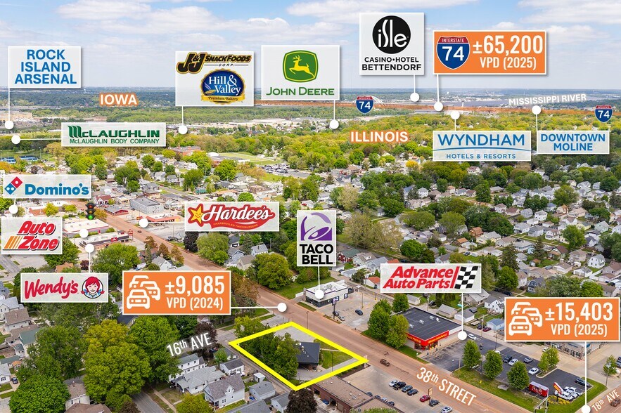 More Photos Of 1600 38th St, Rock Island Fast Food For Sale