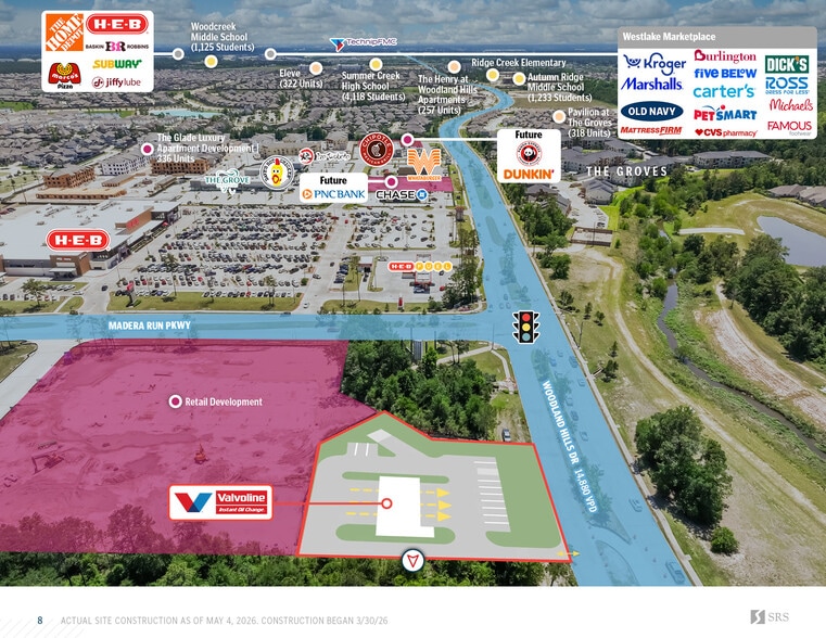 More Photos Of NEC Madera Parkway & Woodland Hills Drive Run, Atascocita Auto Dealership For Sale