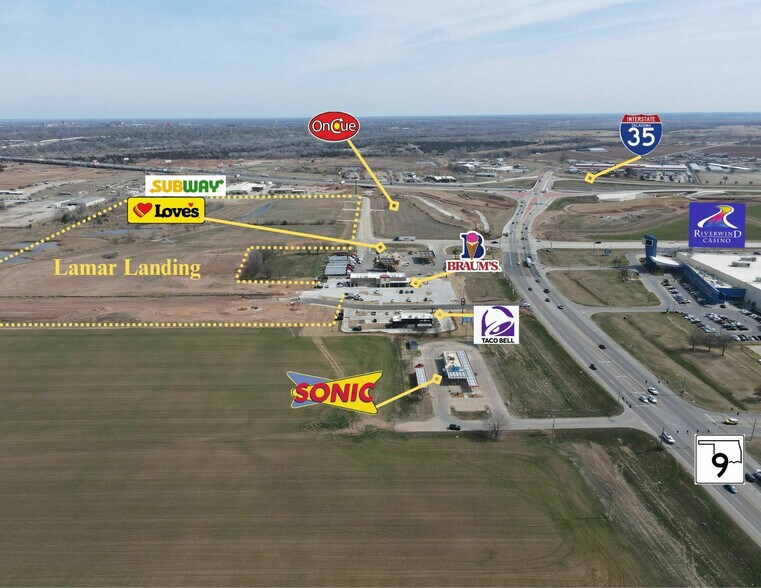 Primary Photo Of I- 35 S @ Hwy 9 Newcastle, Norman Land For Sale