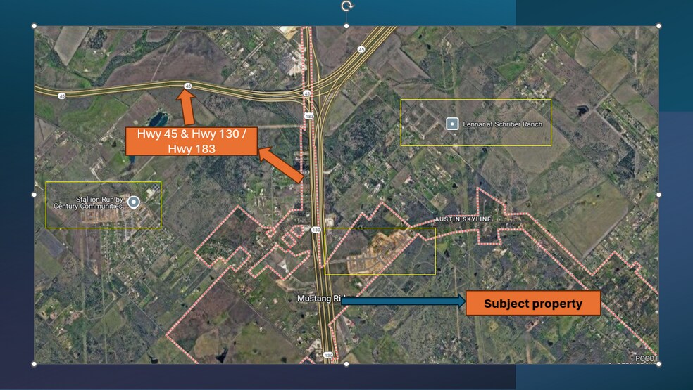 More Photos Of S US Hwy 183 and Laws Rd, Buda Land For Sale