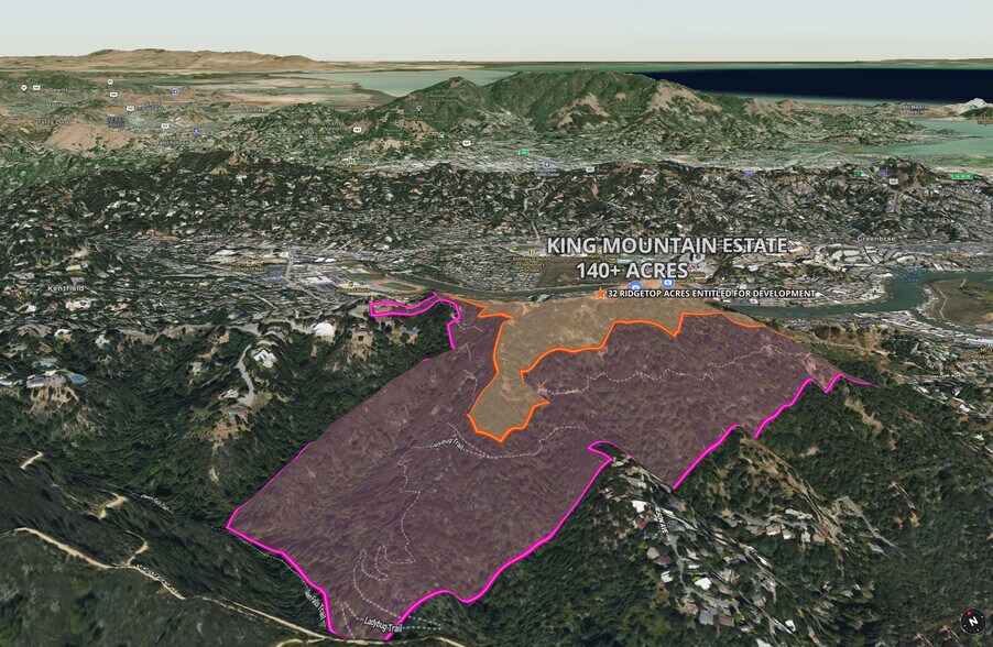 More Photos Of 128 Ridgecrest Road, Kentfield Land For Sale