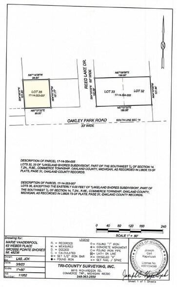 More Photos Of 0 Oakley Park Rd, Commerce Township Land For Sale