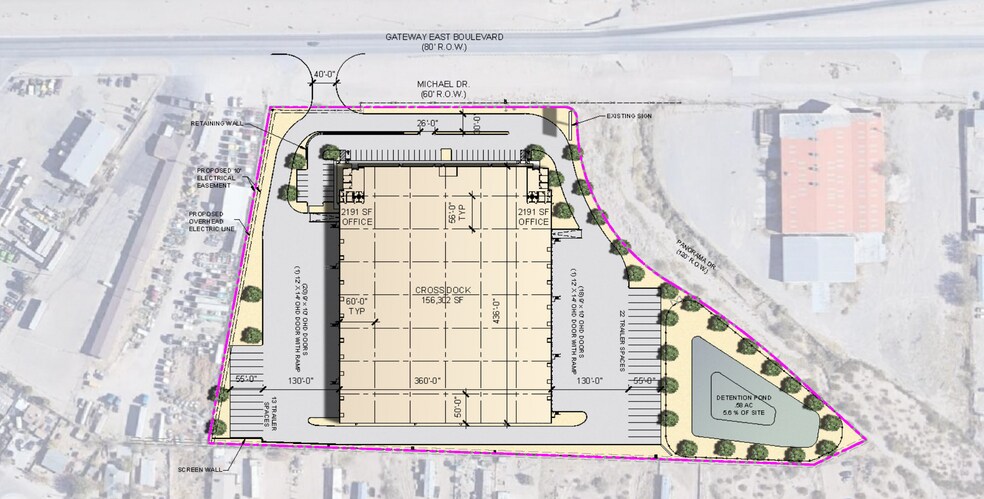 More Photos Of 11750 Gateway Blvd E, Socorro Distribution For Lease