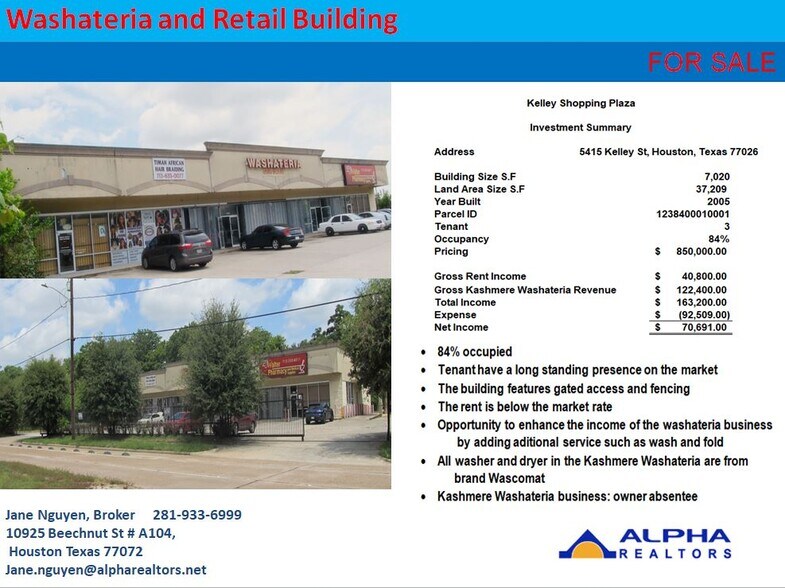 More Photos Of 5415 Kelley St, Houston Freestanding For Sale