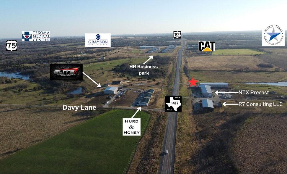 More Photos Of 8029 FM 1417, Denison Truck Terminal For Sale