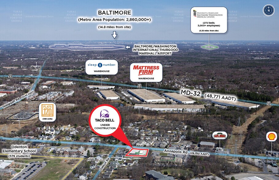 More Photos Of 1219 Maryland 175, Odenton Fast Food For Sale