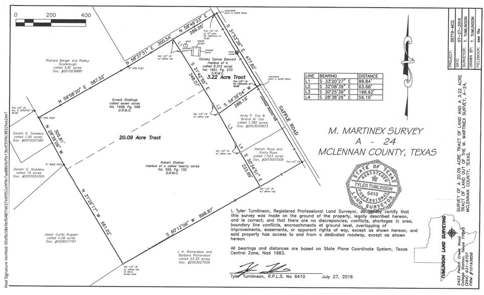 More Photos Of "420" Saffle rd, Robinson Land For Sale