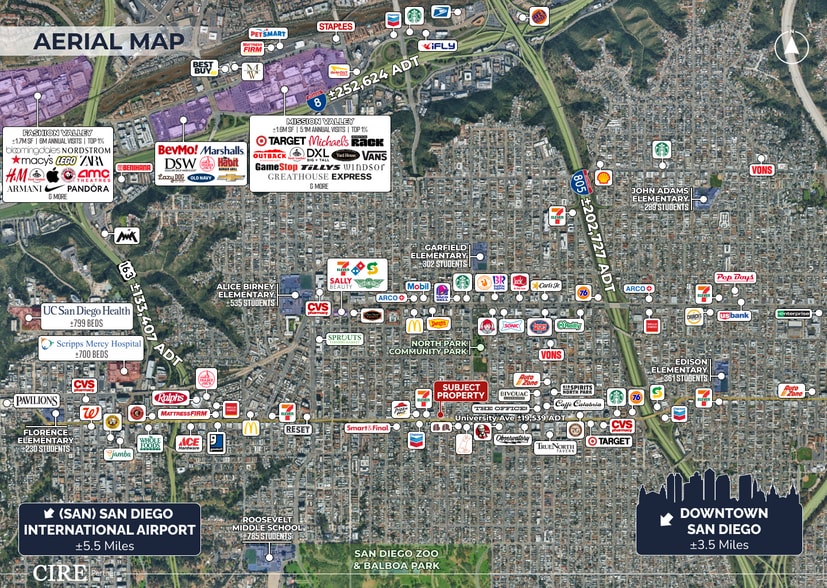 More Photos Of 2502-2520 University Ave, San Diego Freestanding For Sale