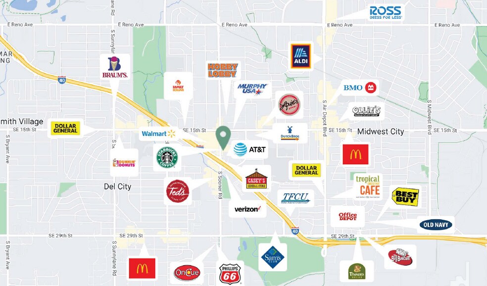 More Photos Of 1716 S Sooner Rd, Midwest City Land For Sale