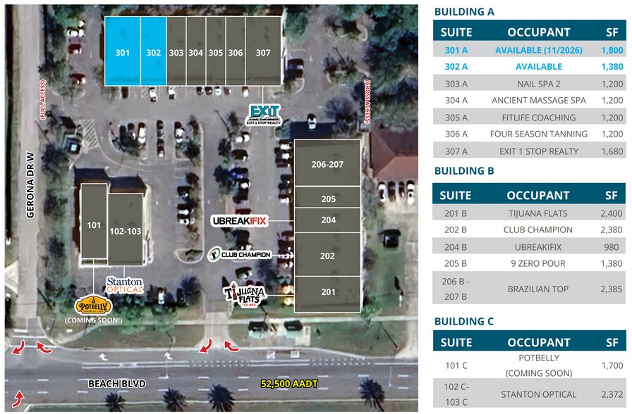 More Photos Of 13529 Beach Blvd, Jacksonville Unknown For Lease