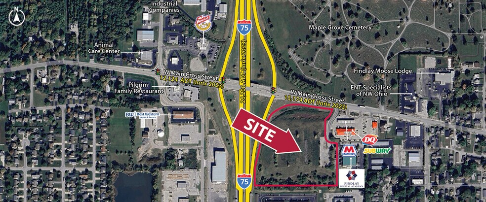 Primary Photo Of 1305 W Main Cross St, Findlay Land For Sale