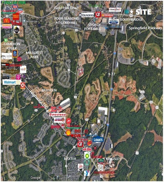 More Photos Of Gold Hill Road & I-77, Fort Mill Land For Sale