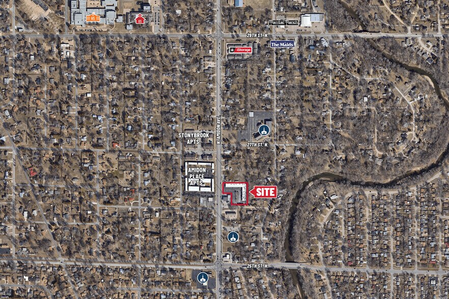 More Photos Of 2706-2730 N. Amidon Ave., Wichita Storefront Retail Office For Lease