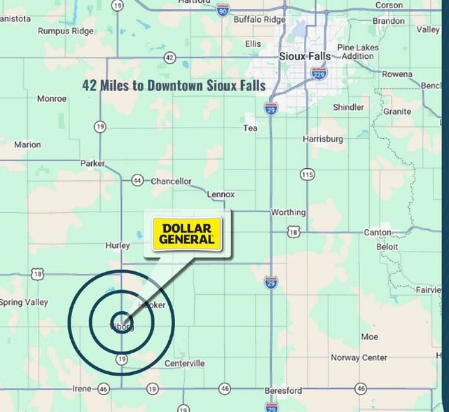 Primary Photo Of TBD N Main St, Viborg General Retail For Sale