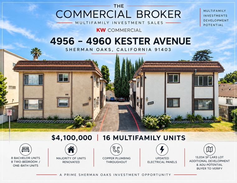 Primary Photo Of 4956-4960 Kester Ave, Sherman Oaks Apartments For Sale