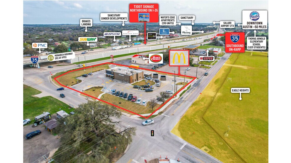 More Photos Of 305 Williams Rd, Salado Fast Food For Sale