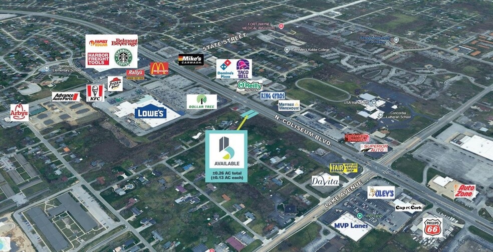 Primary Photo Of 1801 N Coliseum Blvd, Fort Wayne Land For Sale