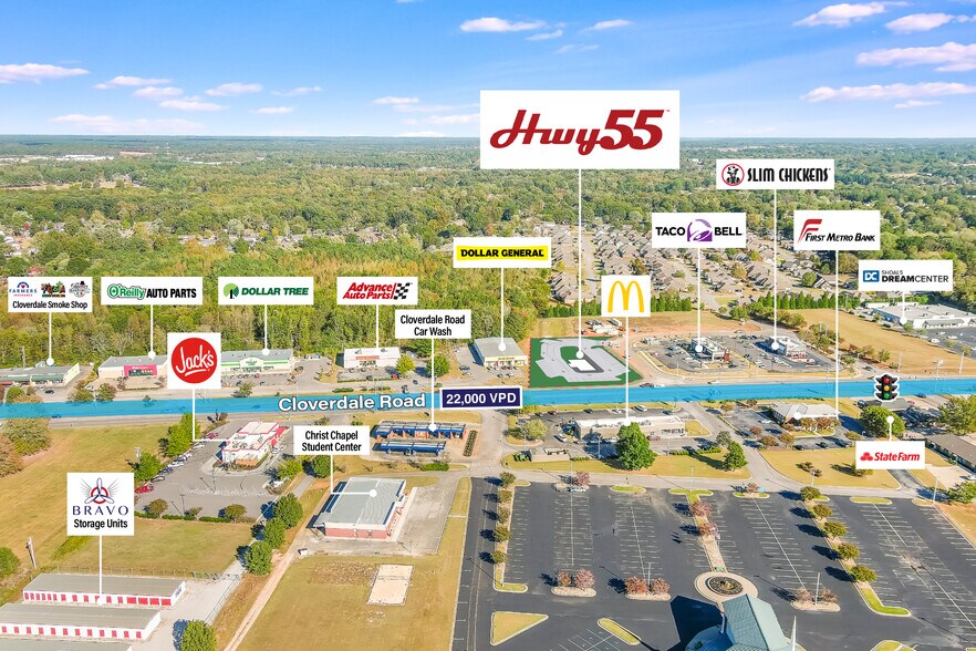 More Photos Of 3306 Coverdale Road, Florence Freestanding For Lease