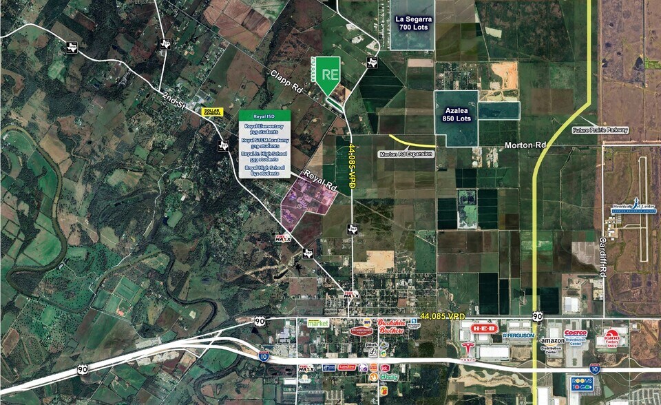 More Photos Of 3272 FM 362, Pattison Land For Sale