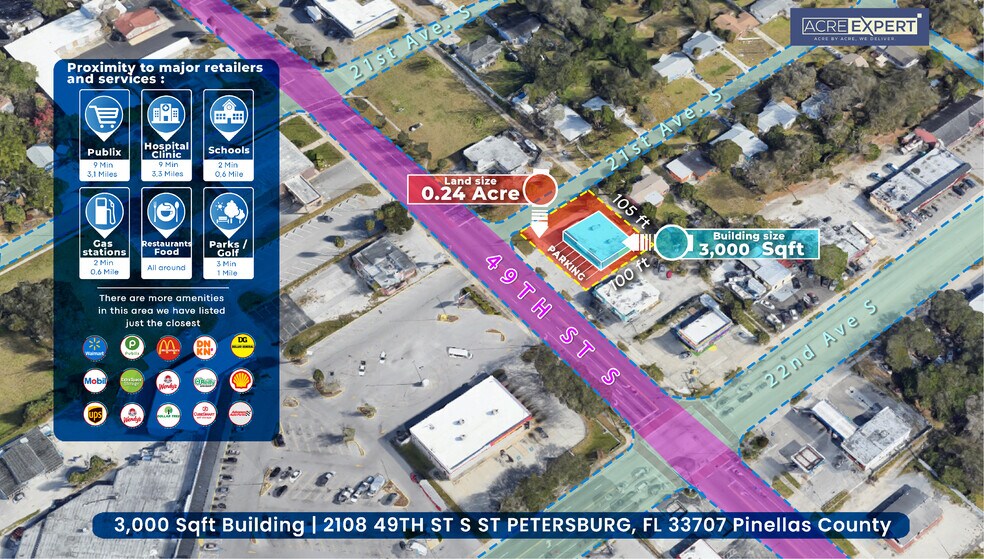 More Photos Of 2108 49th St S, Saint Petersburg Storefront For Sale