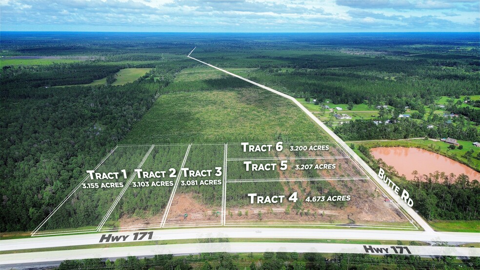 Primary Photo Of Highway 171 & Butte Rd, Longville Land For Sale