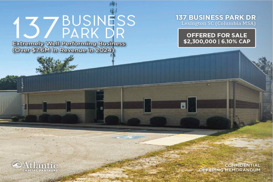 Primary Photo Of 137 Business Park Dr, Lexington Manufacturing For Sale