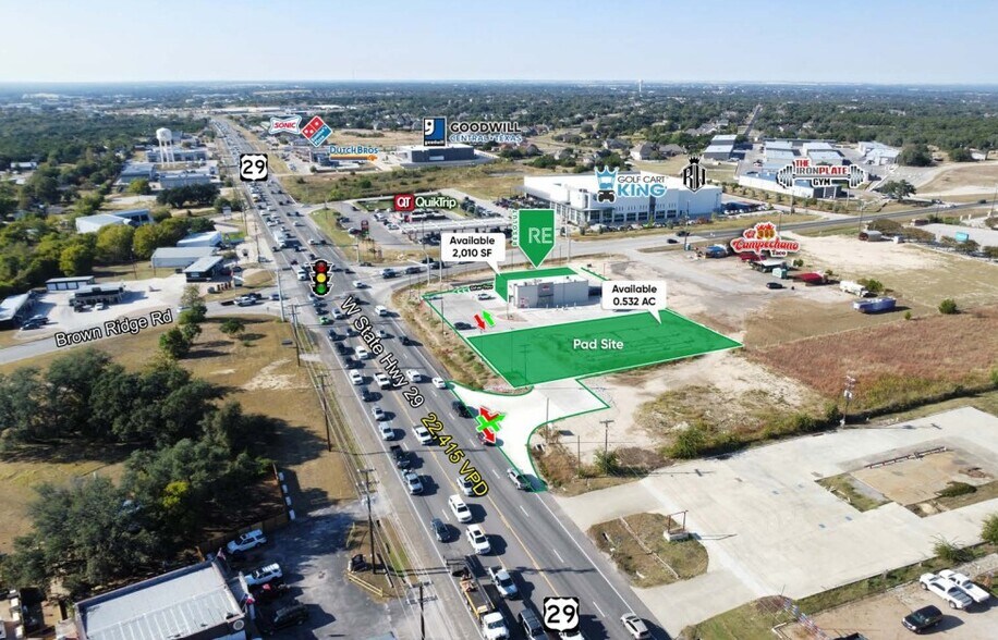 More Photos Of 13890 W State Highway 29, Liberty Hill Land For Lease