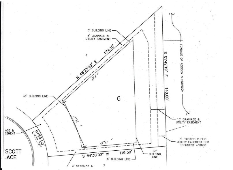 Primary Photo Of 1660 Prescott Pl, Addison Land For Sale