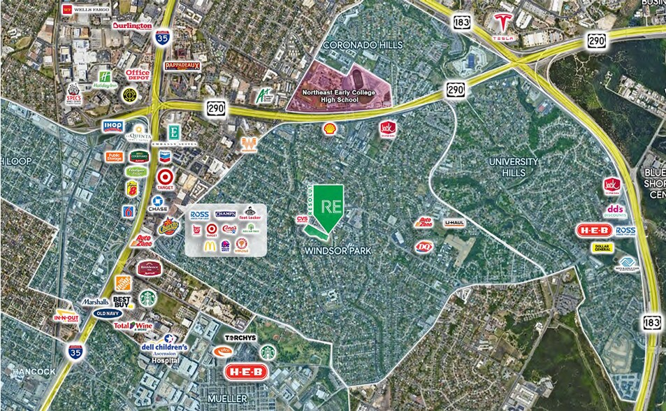 More Photos Of 5811 Berkman Dr, Austin Unknown For Lease