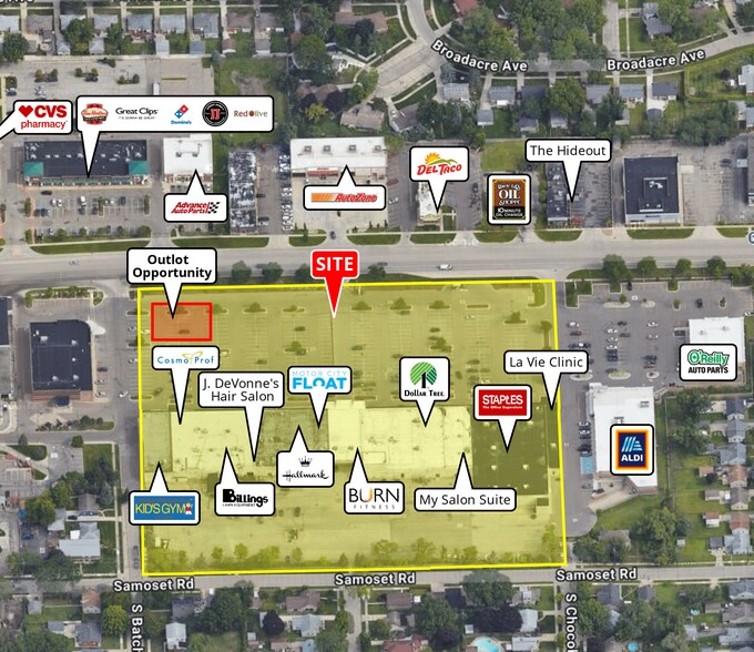 More Photos Of 1077-1255 W 14 Mile Rd, Clawson Storefront For Lease