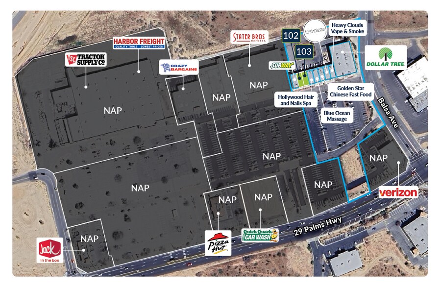 More Photos Of 58080 Twentynine Palms Hwy, Yucca Valley General Retail For Lease