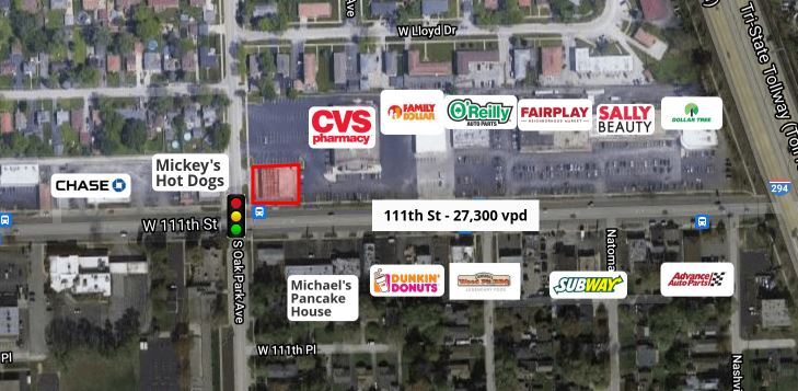 Primary Photo Of 6760 W 111th St, Worth Land For Sale