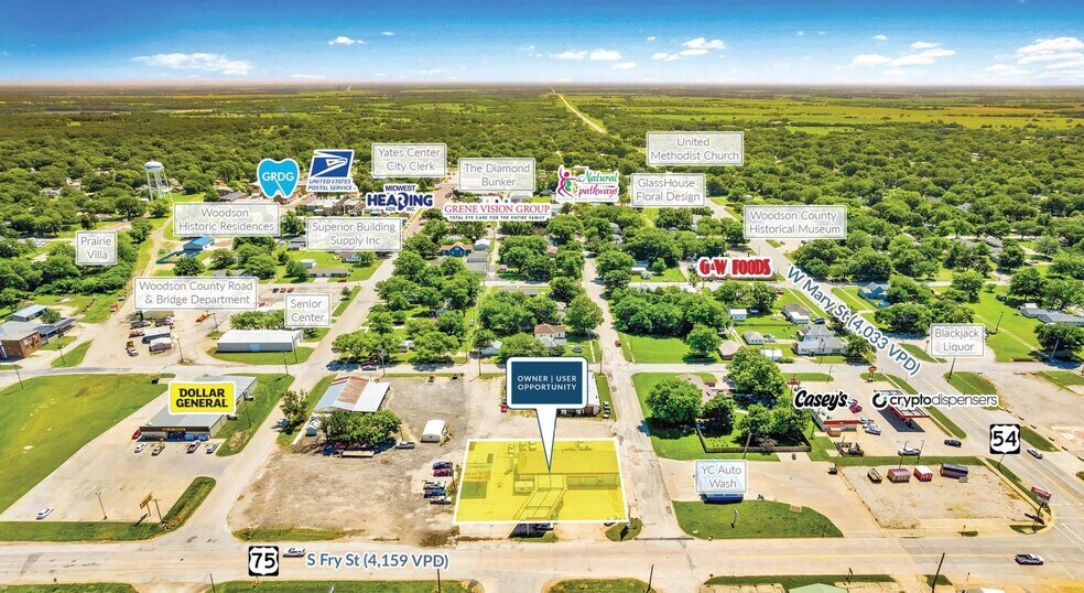 More Photos Of 108 S Fry St, Yates Center Convenience Store For Sale