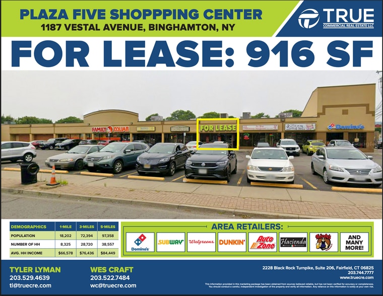 Primary Photo Of 1187 Vestal ave, Binghamton General Retail For Lease