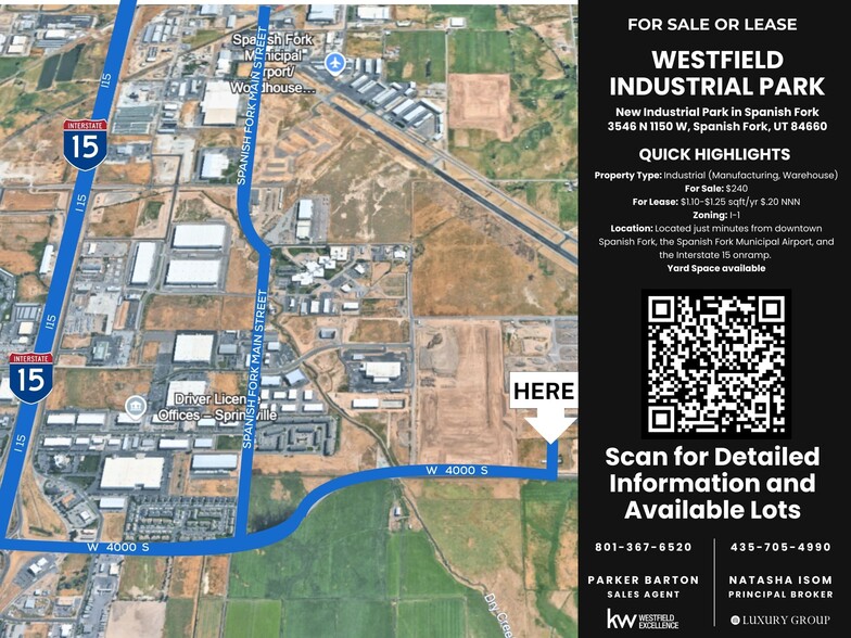 More Photos Of 3546 N 1150 W, Spanish Fork Industrial For Sale