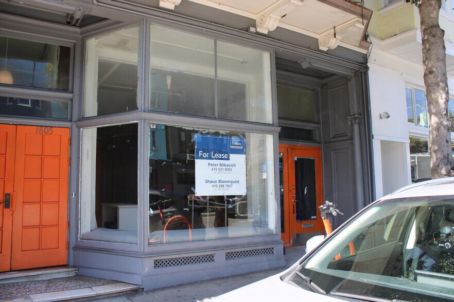 More Photos Of 1807 Divisadero St, San Francisco Storefront Retail Office For Lease