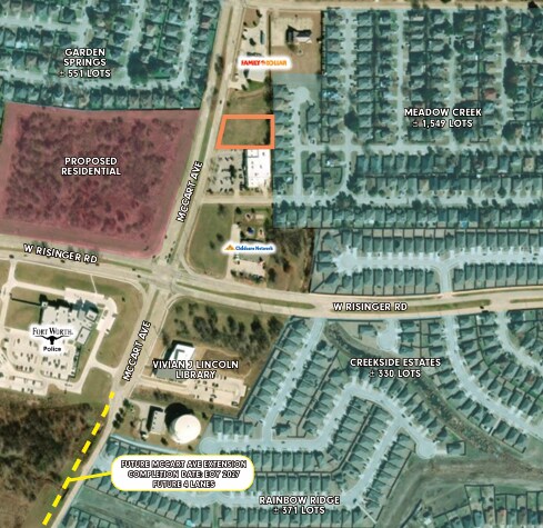 Primary Photo Of 8703 McCart Ave, Fort Worth Land For Sale