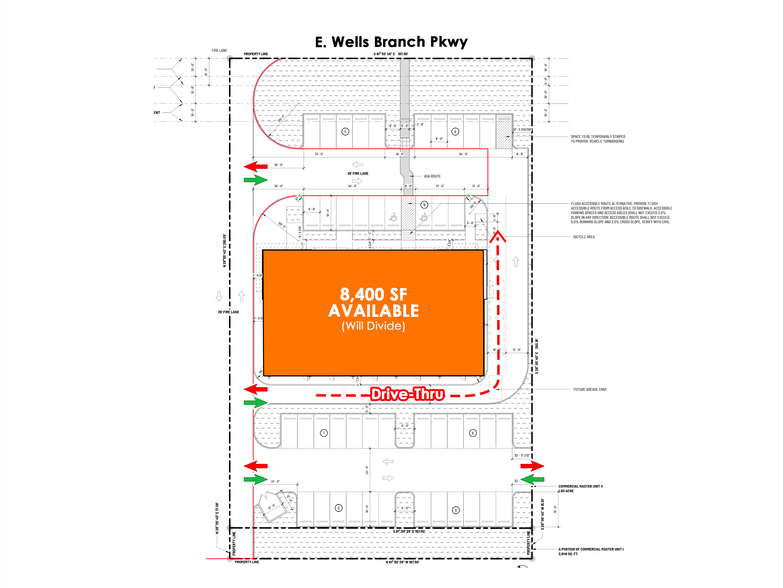 More Photos Of 1305 E Wells Branch Pky, Pflugerville Storefront For Lease