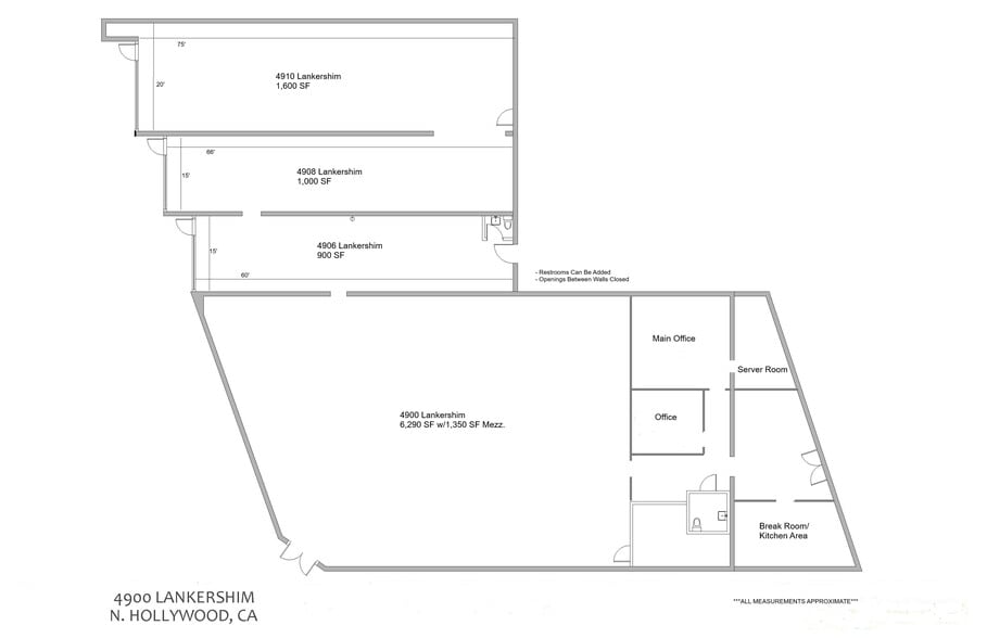 More Photos Of 4900-4906 Lankershim Blvd, North Hollywood Freestanding For Lease