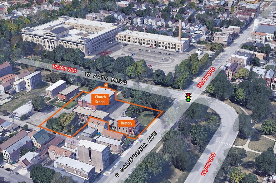 Primary Photo Of 2422 S California Ave & 2825 W 24th Blvd, Chicago Land For Sale