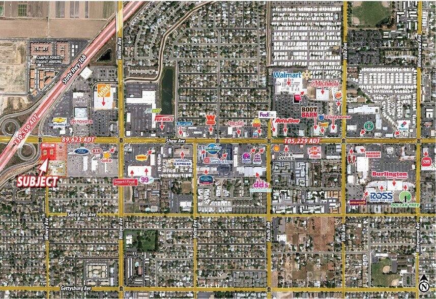 More Photos Of 982 W Shaw Ave, Clovis Land For Lease