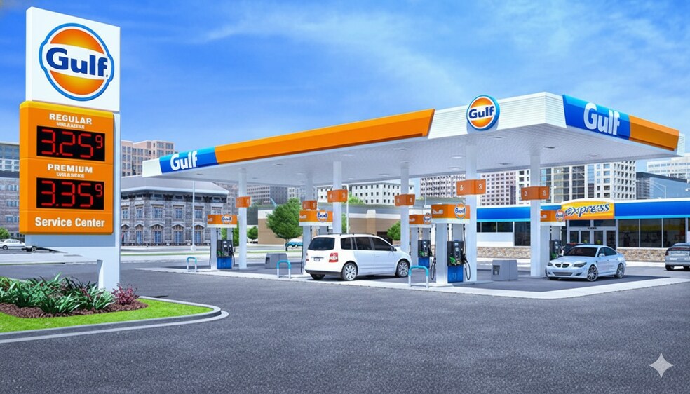 Primary Photo Of 800 S Walnut St, Starke Service Station For Sale