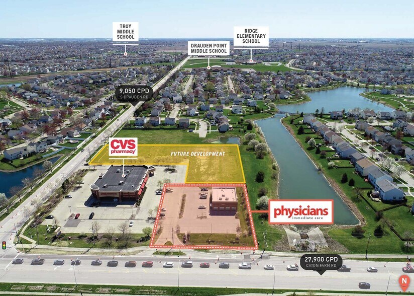 More Photos Of 6050 Caton Farm Rd, Plainfield Freestanding For Sale