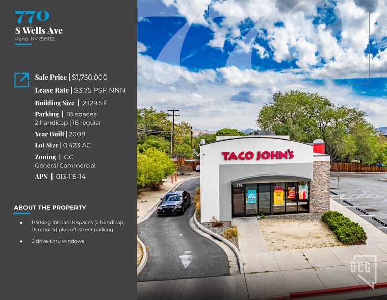 More Photos Of 770 S Wells Ave, Reno Restaurant For Lease