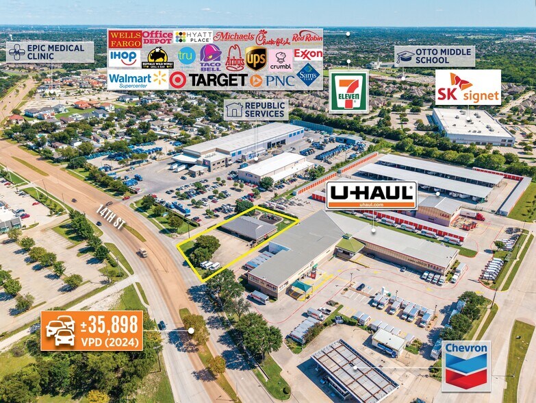 More Photos Of 4120 14th St, Plano Land For Lease