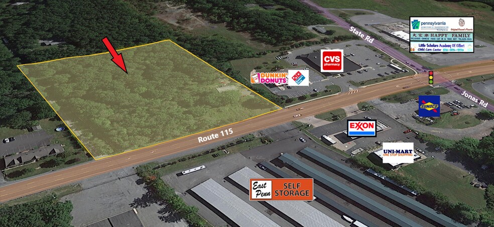 Primary Photo Of 3200 Route 115, Effort Land For Sale