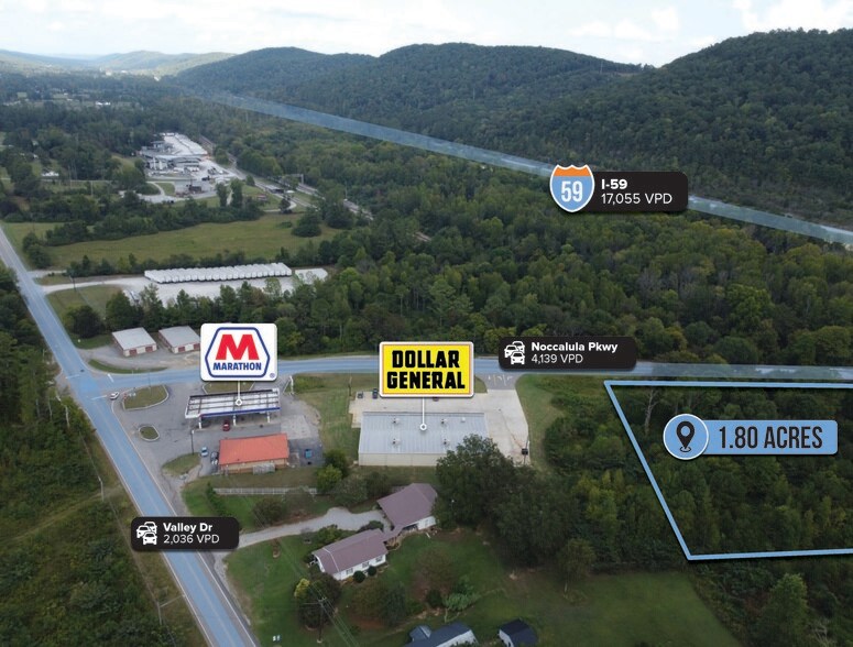 More Photos Of Adj. to 3022 Noccalula Pkwy Pky, Attalla Land For Sale