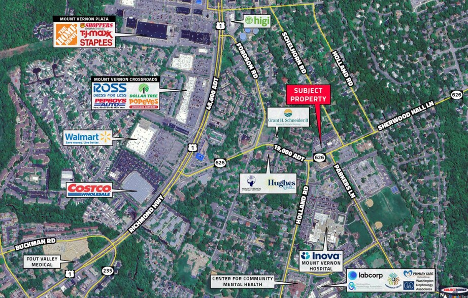 More Photos Of 2616 Sherwood Hall Ln, Alexandria Medical For Sale